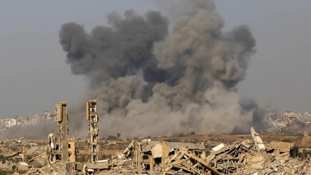 Израиль вновь нанёс удар по Газе