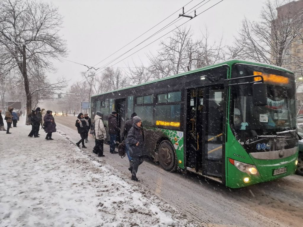 Как будет работать общественный транспорт в праздничные дни в Алматы автобус Алматы
