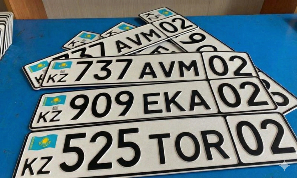 Казахстанцы подали 11 тысяч заявлений на красивые номера в первые дни января