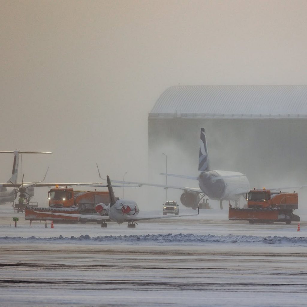 аэропорт Астаны зима