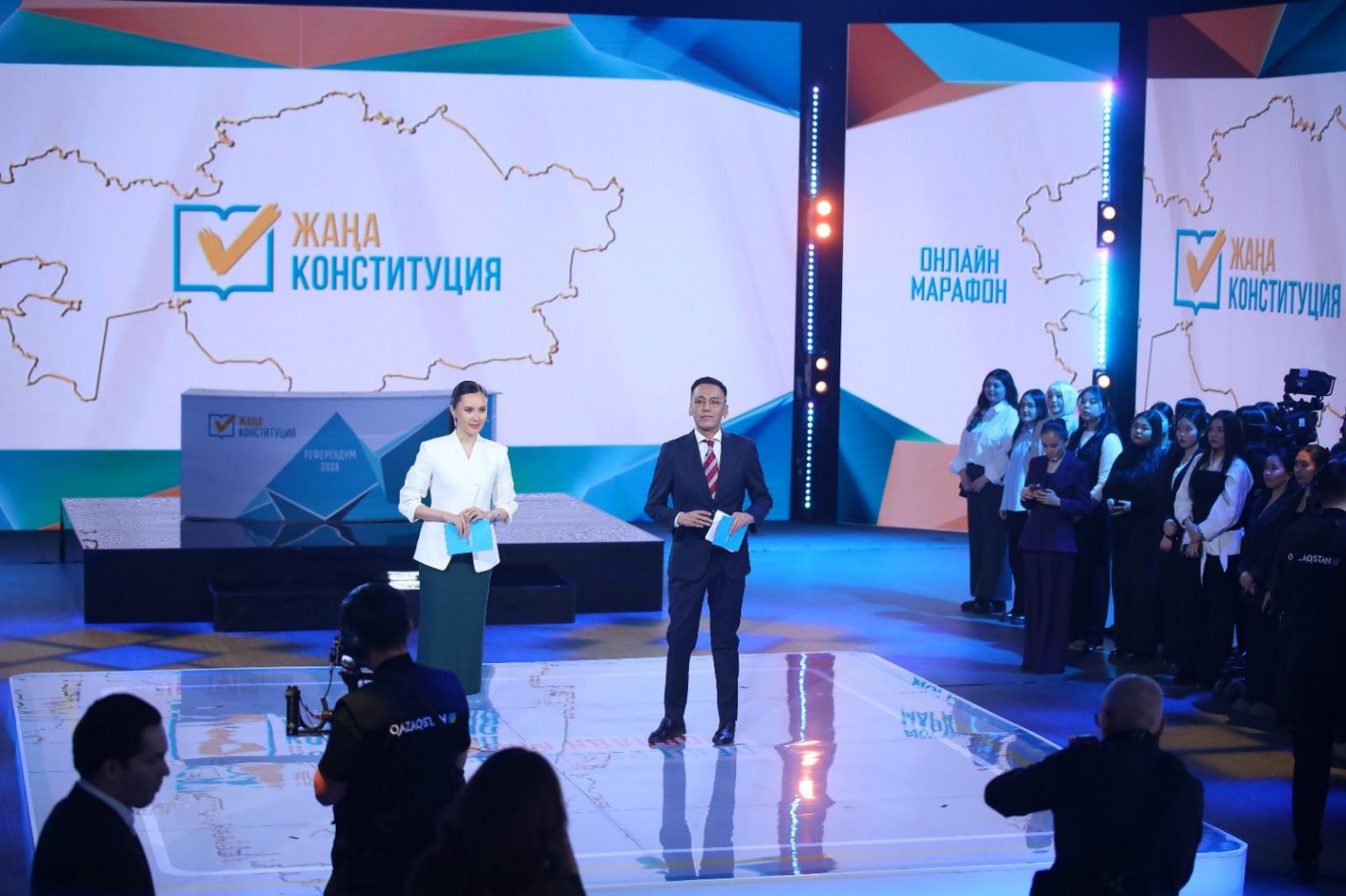 Онлайн-марафон «Референдум-2026» проходит в Астане
