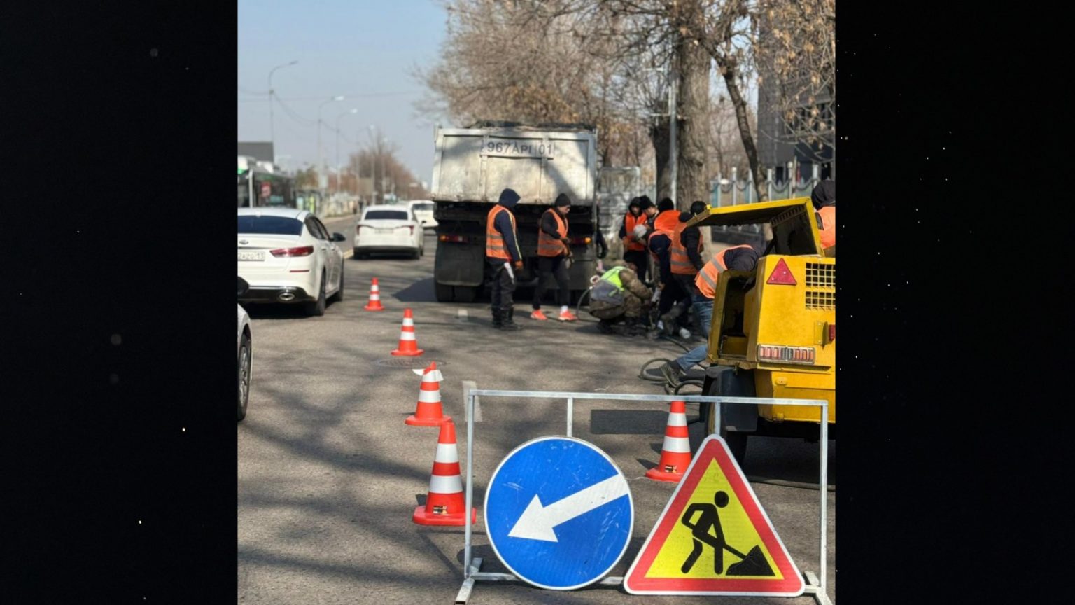 Алматинцев предупредили об ограничении движения на проспекте Назарбаева