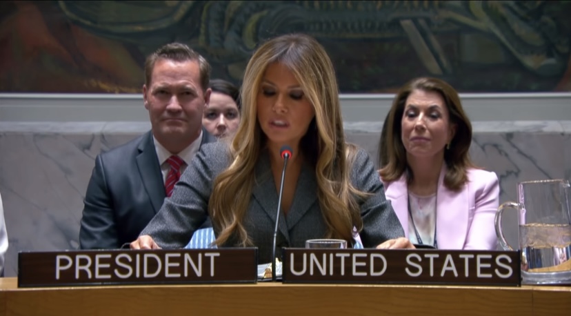 Мелания Трамп провела заседание Совбеза ООН Мелания Трамп