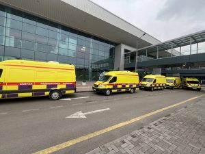 В аэропорту Алматы службы уже усилили меры безопасности