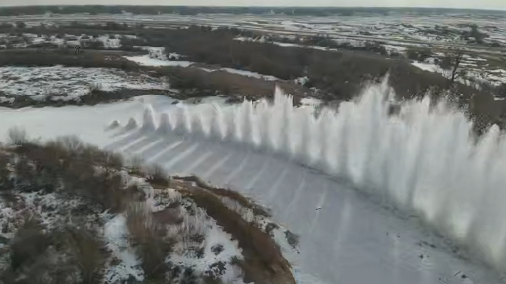 Взрывные работы проводят на реках Актюбинской области