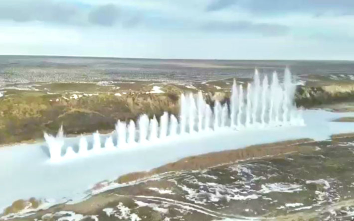 Глушат рыбу: жители Актюбинской области против взрывов льда на реках