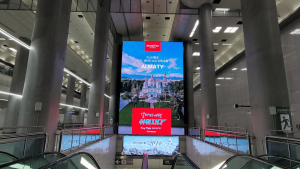 В метро Южной Кореи появилась реклама Алматы