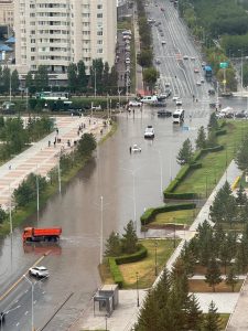 В Астане за день выпала треть месячной нормы осадков
