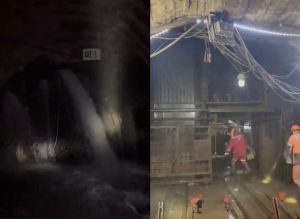В Хромтау шахту “Молодежная” подтопило грунтовыми водами