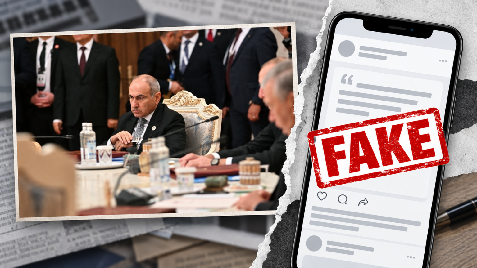 Фейком про Пашиняна злоумышленники попытались поссорить Армению с Казахстаном