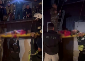 В Рудном женщина упала с пятого этажа на крышу кафе