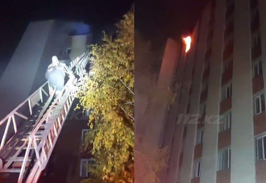 В Усть-Каменогорске в студенческом общежитии произошел пожар